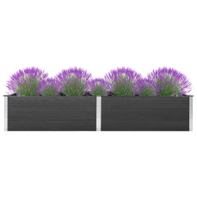 Arriate de WPC gris 300x100x54