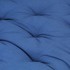 Cojín para palés algodón azul claro 120x80x10