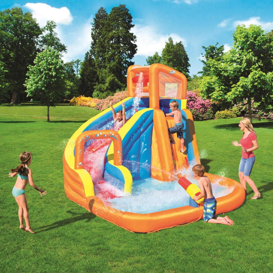 Bestway H2OGO Tobogán de agua Turbo Splash Water Zone-Mega Water