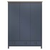 Armario de 3 puertas Hill Range madera pino gris
