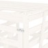 Cobertizo triple para cubos de basura madera maciza pino