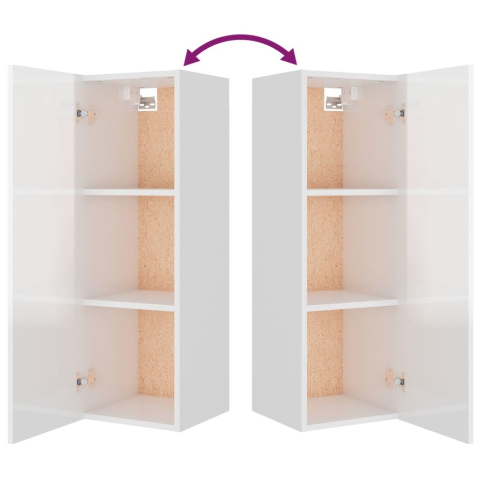 Set de muebles de TV 8 pzas madera contrachapada blanco