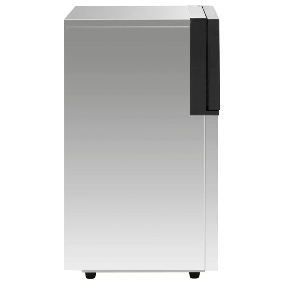 Máquina de hacer cubitos de hielo plateada 45 kg/24