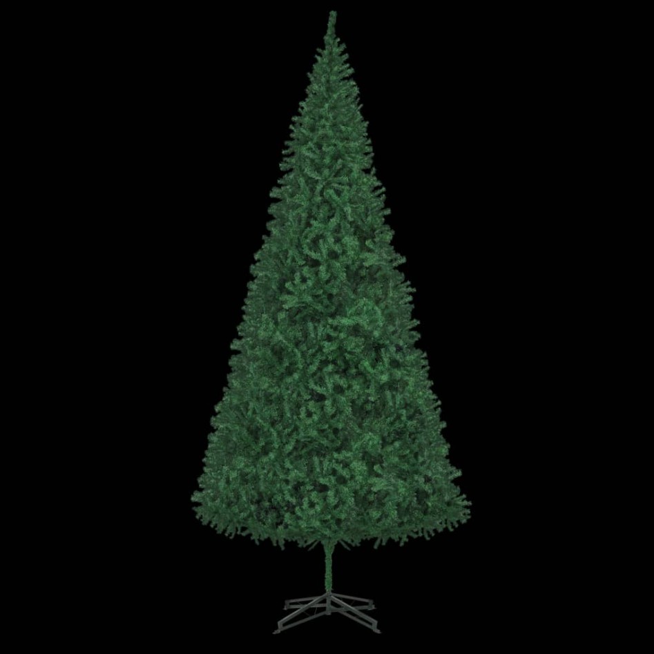 Árbol de Navidad artificial preiluminado con luces verde 500