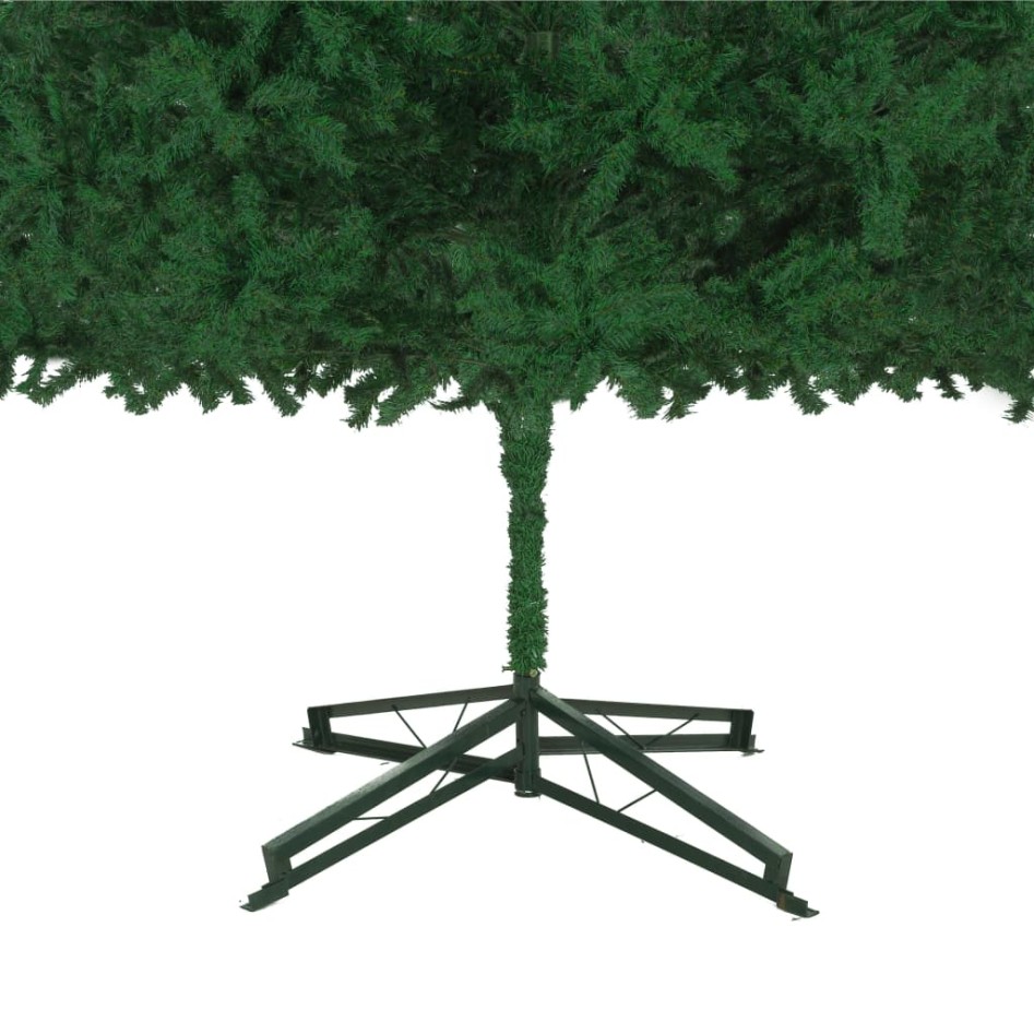 Árbol de Navidad artificial preiluminado con luces verde 500