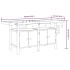 Banco de trabajo cajones y tornillos banco madera 192x62x83
