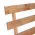 Estructura de cama de madera maciza de roble 160x200