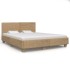 Estructura de cama tejida a mano de ratán auténtico 180x200