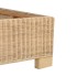 Estructura de cama tejida a mano de ratán auténtico 180x200