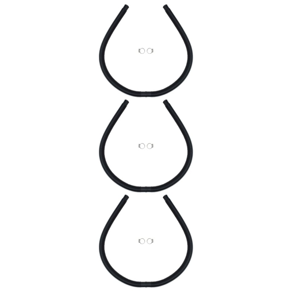 Paneles calefactores solares de piscina curvos 3 uds 110x65