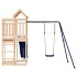 Parque infantil de exterior madera maciza de