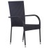 Set de muebles de comedor de jardín 9 piezas ratán PE