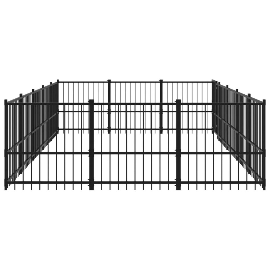 Perrera de exterior de acero 14,11