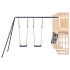 Parque infantil de exterior madera maciza de