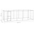 Perrera de exterior de acero galvanizado 12,1