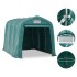 Carpa garaje de almacenamiento PVC verde 2,4x3,6
