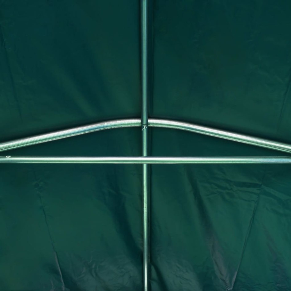 Carpa garaje de almacenamiento PVC verde 2,4x3,6