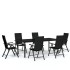 Juego de comedor para jardín 7 piezas