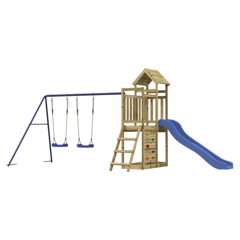 Parque infantil de exterior madera de pino