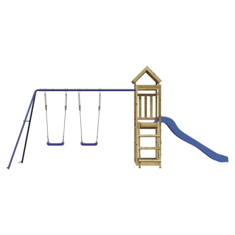 Parque infantil de exterior madera de pino