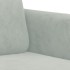 Juego de sofás 3 piezas terciopelo gris