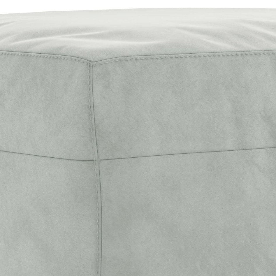 Juego de sofás 3 piezas terciopelo gris