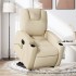 Sillón de masaje eléctrico reclinable elevable tela
