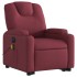 Sillón de masaje elevable eléctrico tela rojo