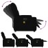 Sillón de masaje eléctrico reclinable elevable tela
