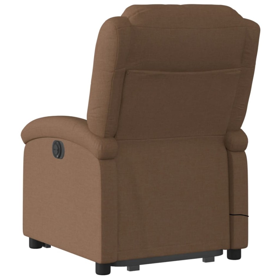 Sillón de masaje eléctrico reclinable elevable tela