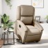Sillón elevable eléctrico cuero artificial
