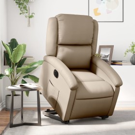 Sillón elevable eléctrico cuero artificial