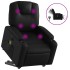 Sillón de masaje elevable eléctrico cuero sintético