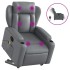 Sillón de masaje elevable eléctrico cuero sintético