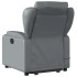 Sillón de masaje elevable eléctrico cuero sintético