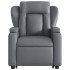 Sillón de masaje elevable eléctrico cuero sintético
