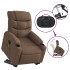 Sillón de masaje eléctrico reclinable elevable tela