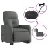 Sillón de masaje eléctrico reclinable elevable tela gris