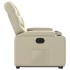 Sillón reclinable elevable eléctrico de cuero sintético