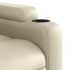 Sillón reclinable elevable eléctrico de cuero sintético