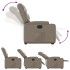 Sillón elevable eléctrico cuero artificial