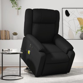 Sillón de masaje elevable eléctrico cuero sintético