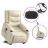 Sillón de masaje elevable eléctrico cuero sintético