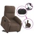 Sillón masaje eléctrico reclinable elevable tela