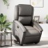 Sillón reclinable elevable cuero auténtico