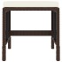 Set muebles de jardín 6 piezas y cojines ratán sintético
