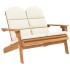 Juego de muebles de jardín Adirondack 3 piezas madera