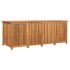 Caja de almacenaje de jardín madera maciza acacia 200x80x75