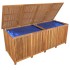Caja de almacenaje de jardín madera maciza acacia 200x80x75