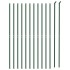 Cerca de alambre con brida verde 1,1x25